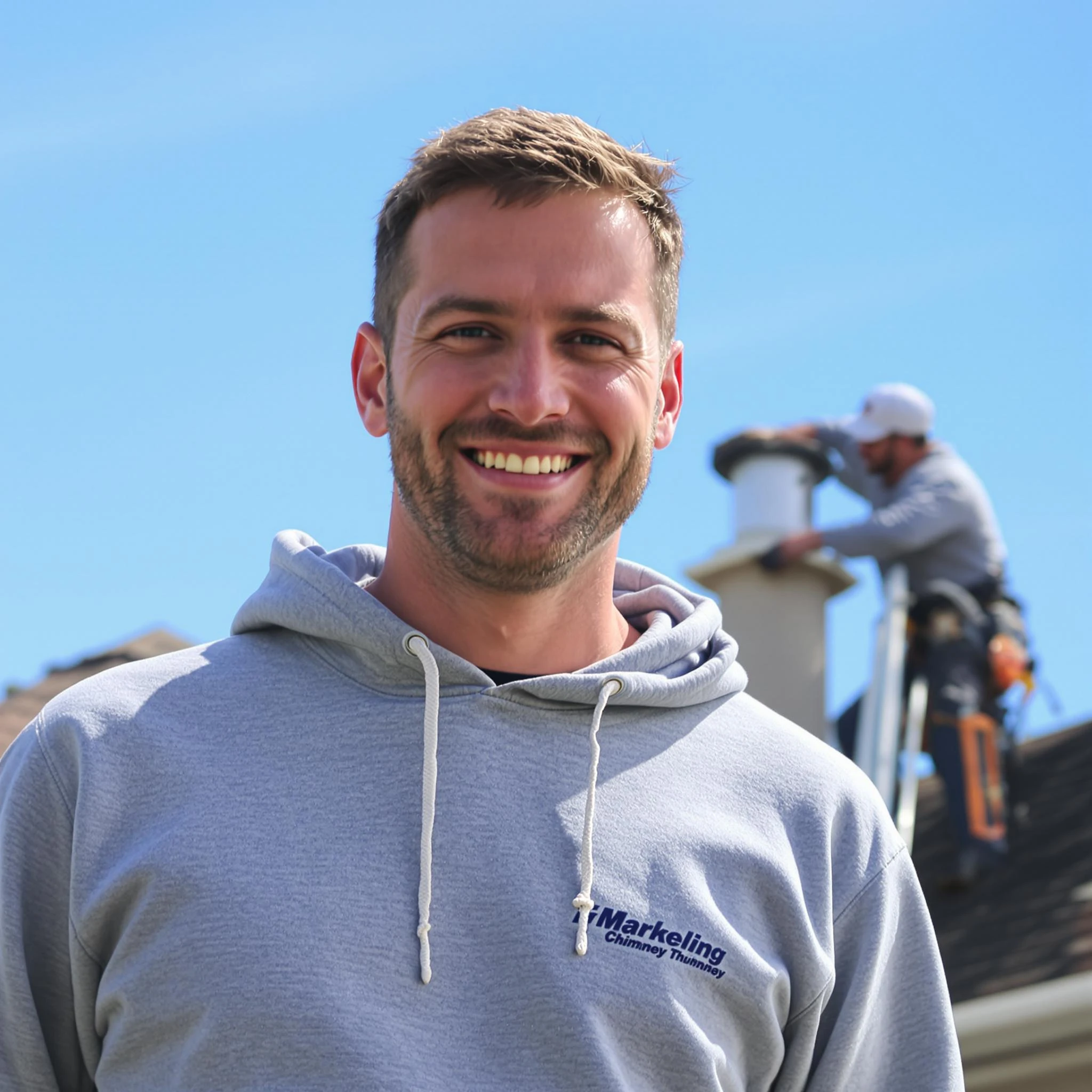 The Bluffdale Chimney Sweep team.