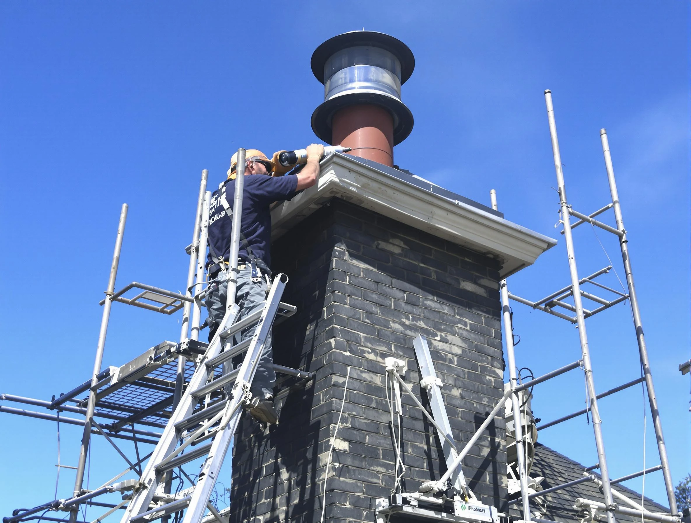 Sturdy chimney crown finished by Bluffdale Chimney Sweep in Bluffdale, UT